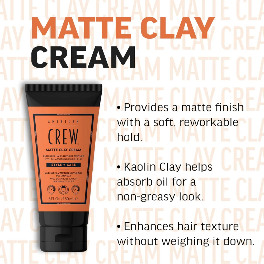American Crew Matte Clay Cream 150ml - Image 2