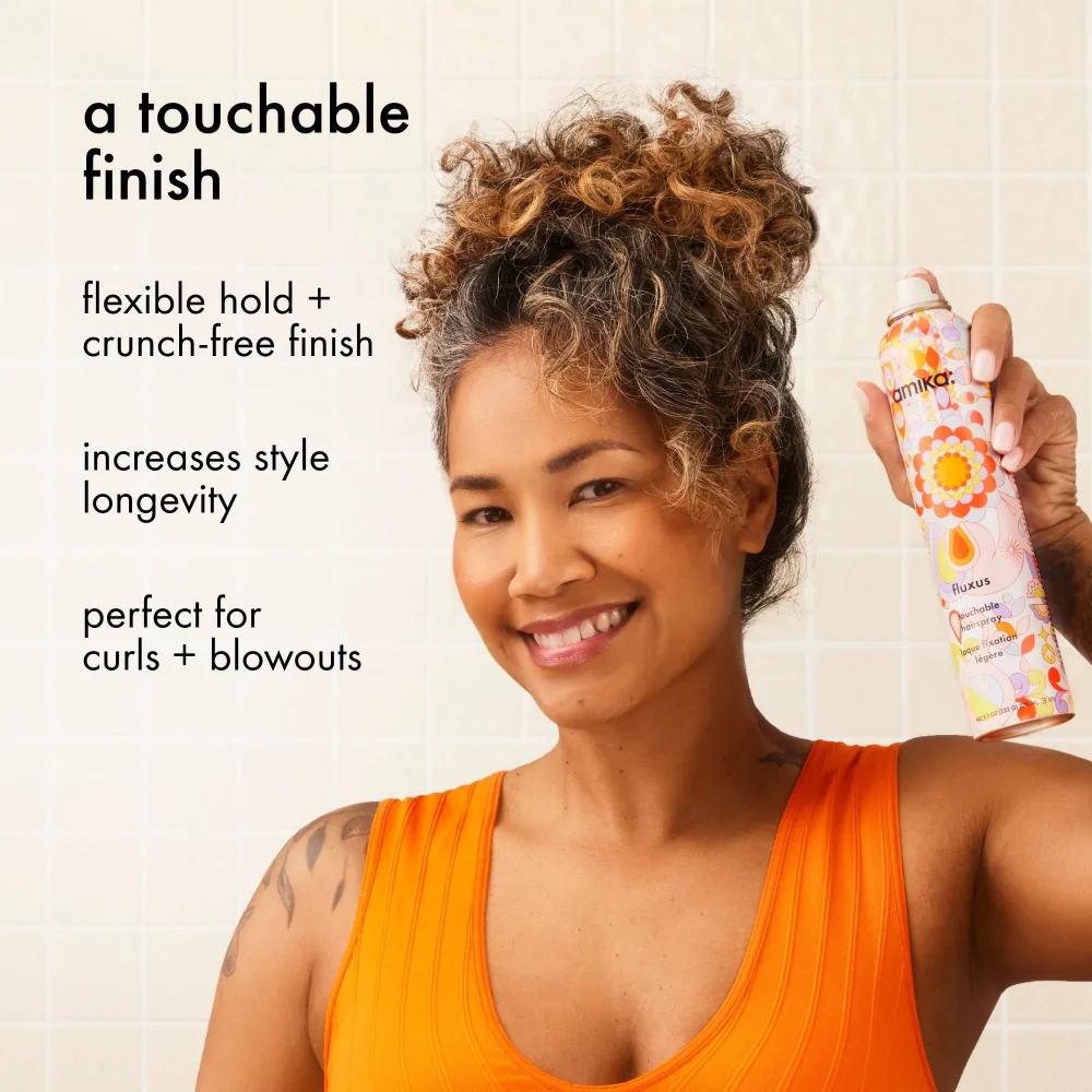 Amika Fluxus Touchable Hairspray 280ml - Image 2