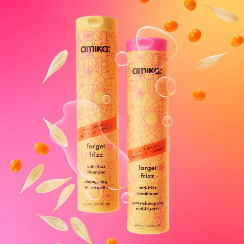Amika Forget Frizz Anti-Frizz Shampoo & Conditioner Twin 2 x 275ml - Image 4