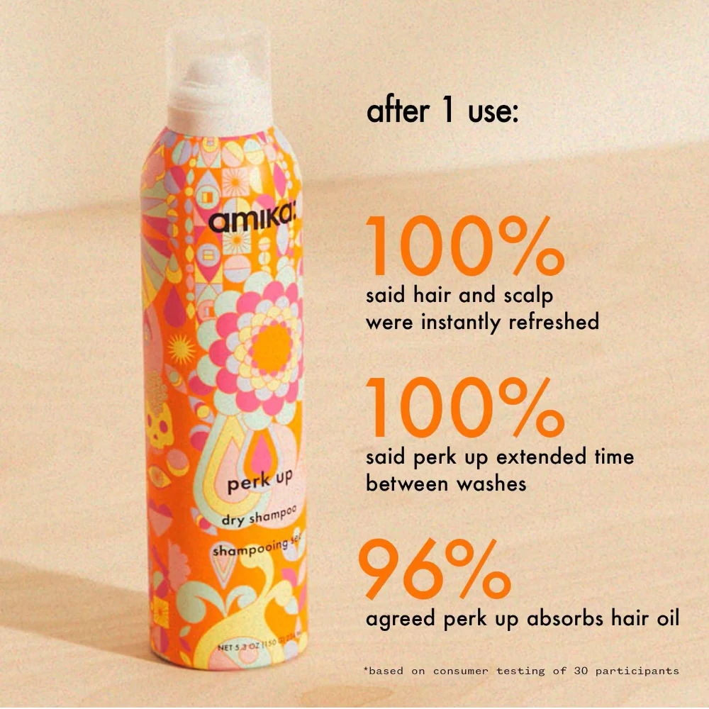Amika Perk Up Dry Shampoo 232ml - Image 6