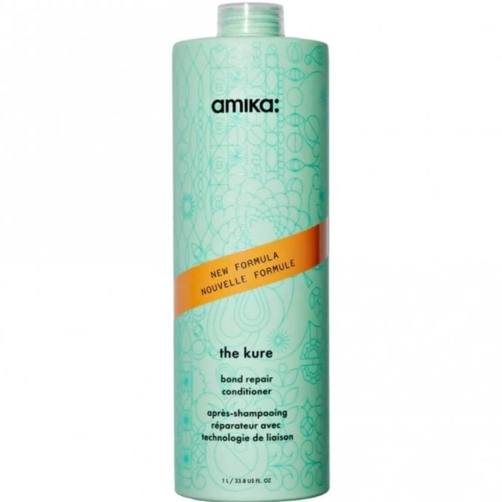 Amika The Kure Bond Repair Shampoo & Conditioner Twin 2 x 1000ml - Image 3
