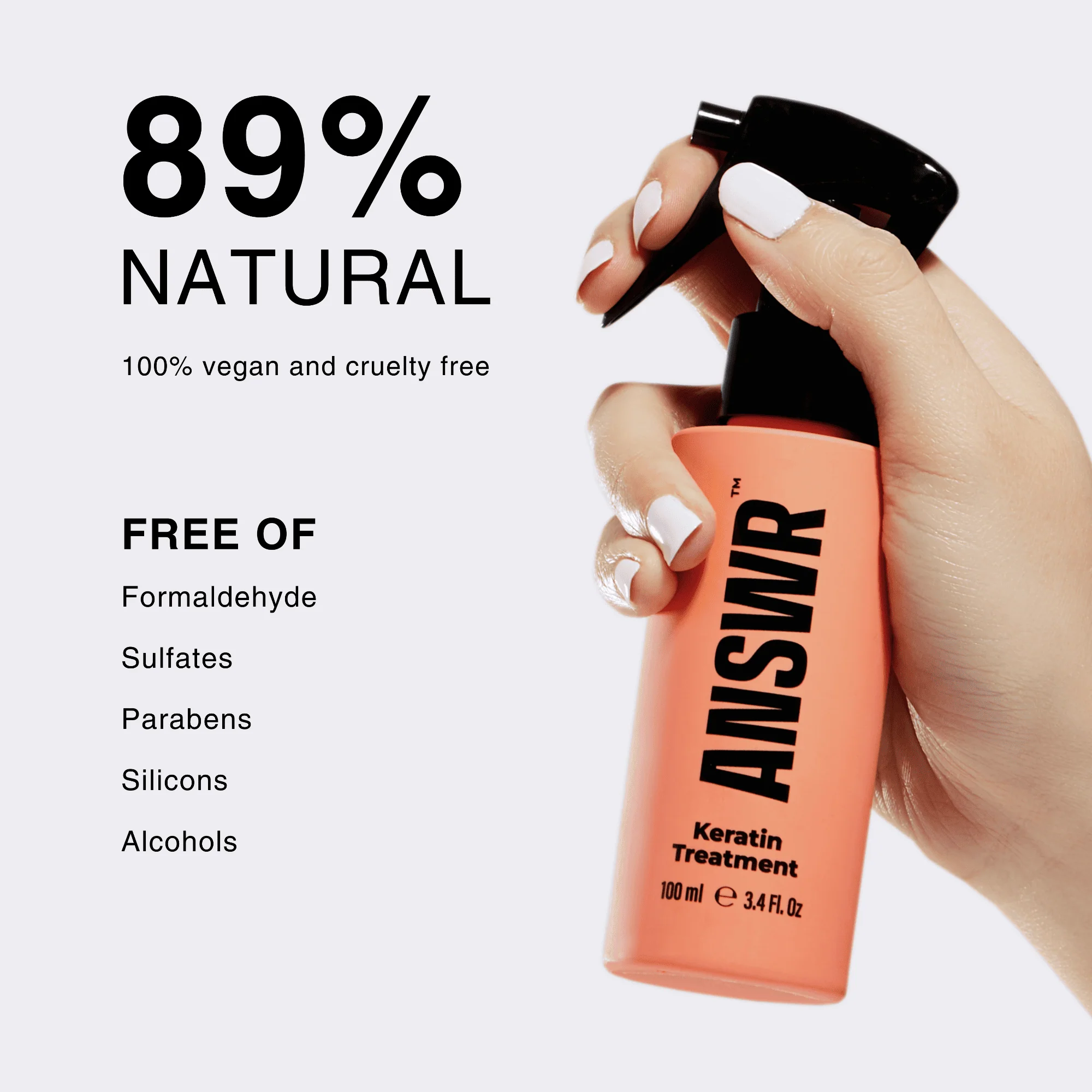 ANSWR At-Home Keratin Treatment 100ml - Image 6