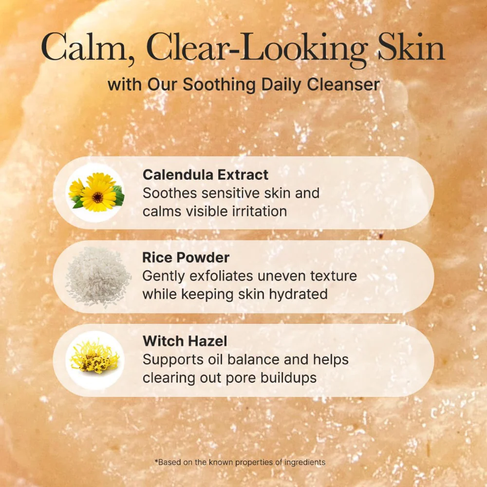 Arencia Calendula Rice Mochi Cleanser 120g - Image 5
