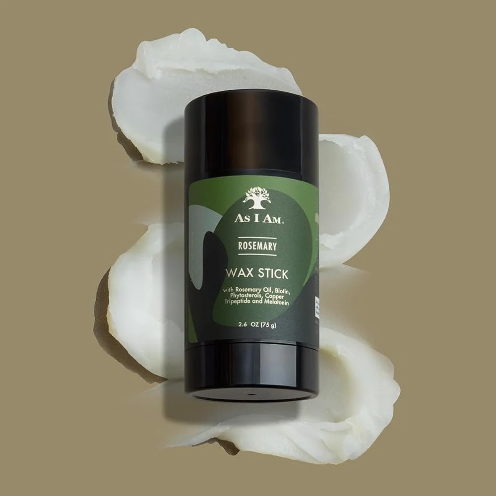 As I Am Rosemary Hair Wax Stick 75g - Image 2
