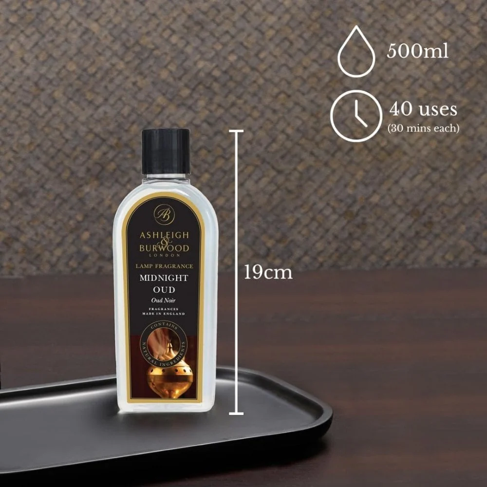 Ashleigh & Burwood Lamp Fragrance Midnight Oud 500ml - Image 3