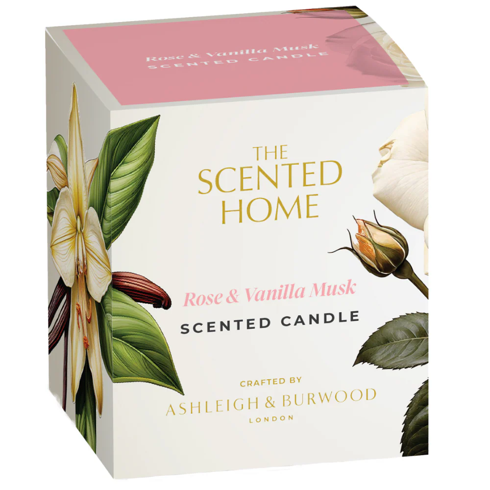 Ashleigh & Burwood Scented Jar Candle Rose & Vanilla Musk - Image 2