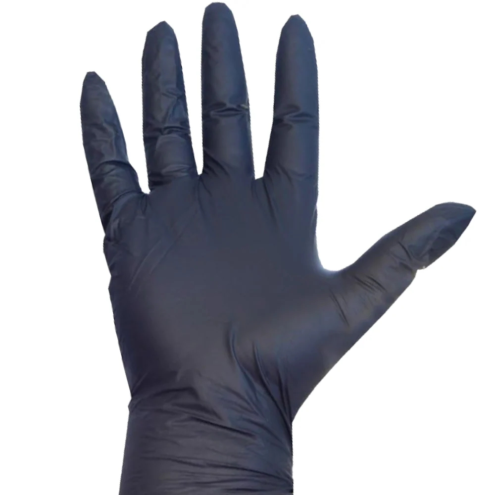 Aurelia DMI Essentials Bold Black Powder Free Nitrile Examination Gloves Medium 100x - Image 2