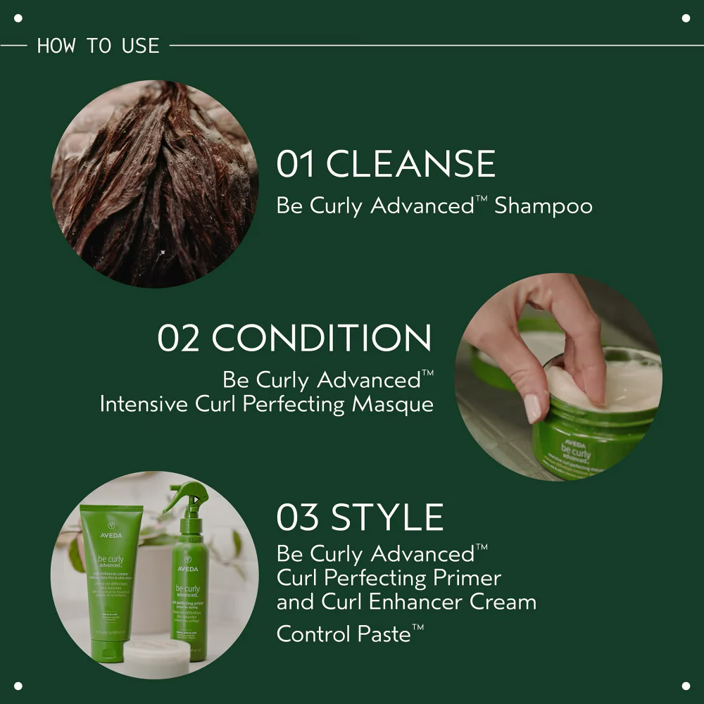 Aveda Be Curly Advanced Intensive Curl Perfecting Masque 200ml - Image 6