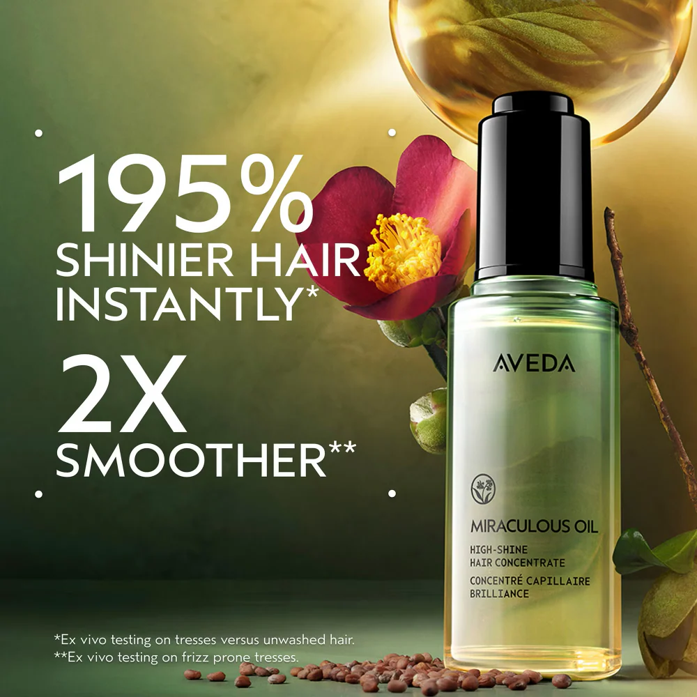 Aveda Miraculous Oil High-Shine Hair Concentrate 50ml - Image 2