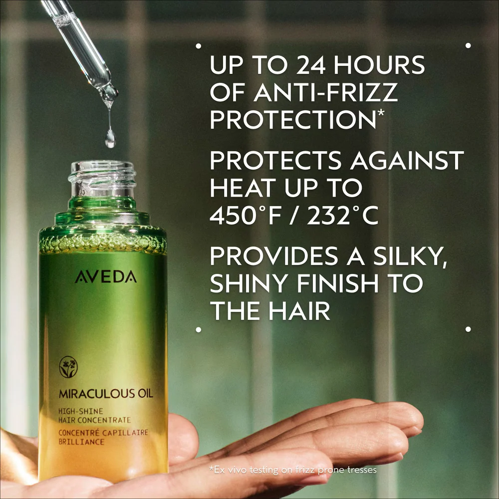 Aveda Miraculous Oil High-Shine Hair Concentrate 50ml - Image 4