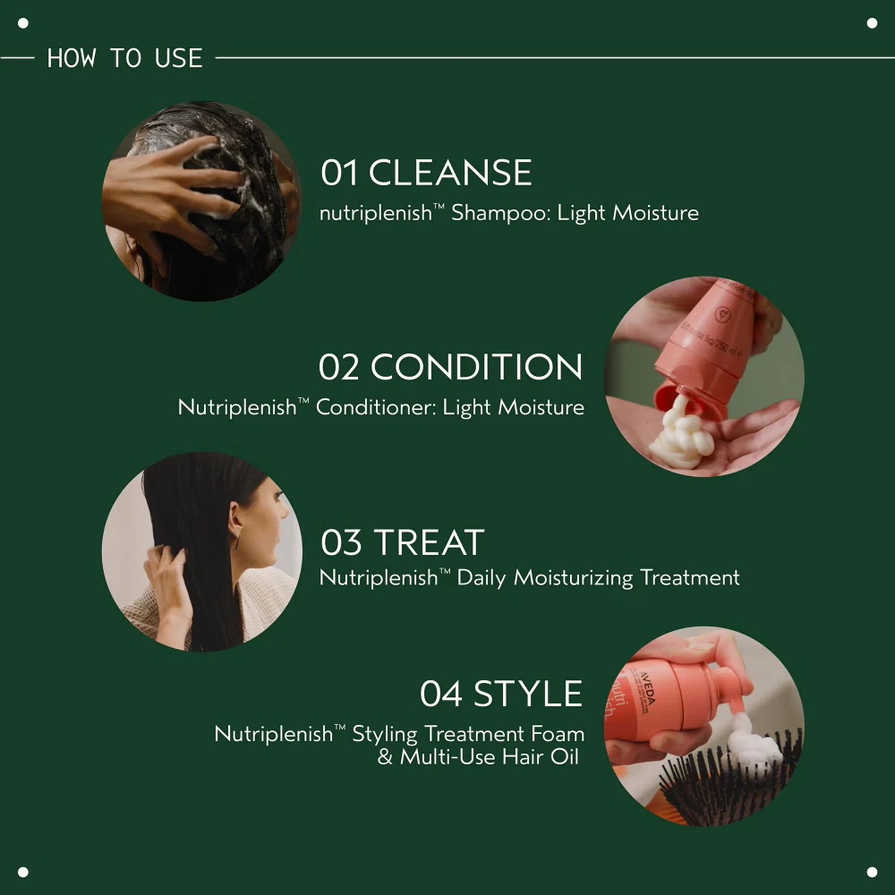 Aveda Nutriplenish Light Moisture Shampoo 250ml - Image 5