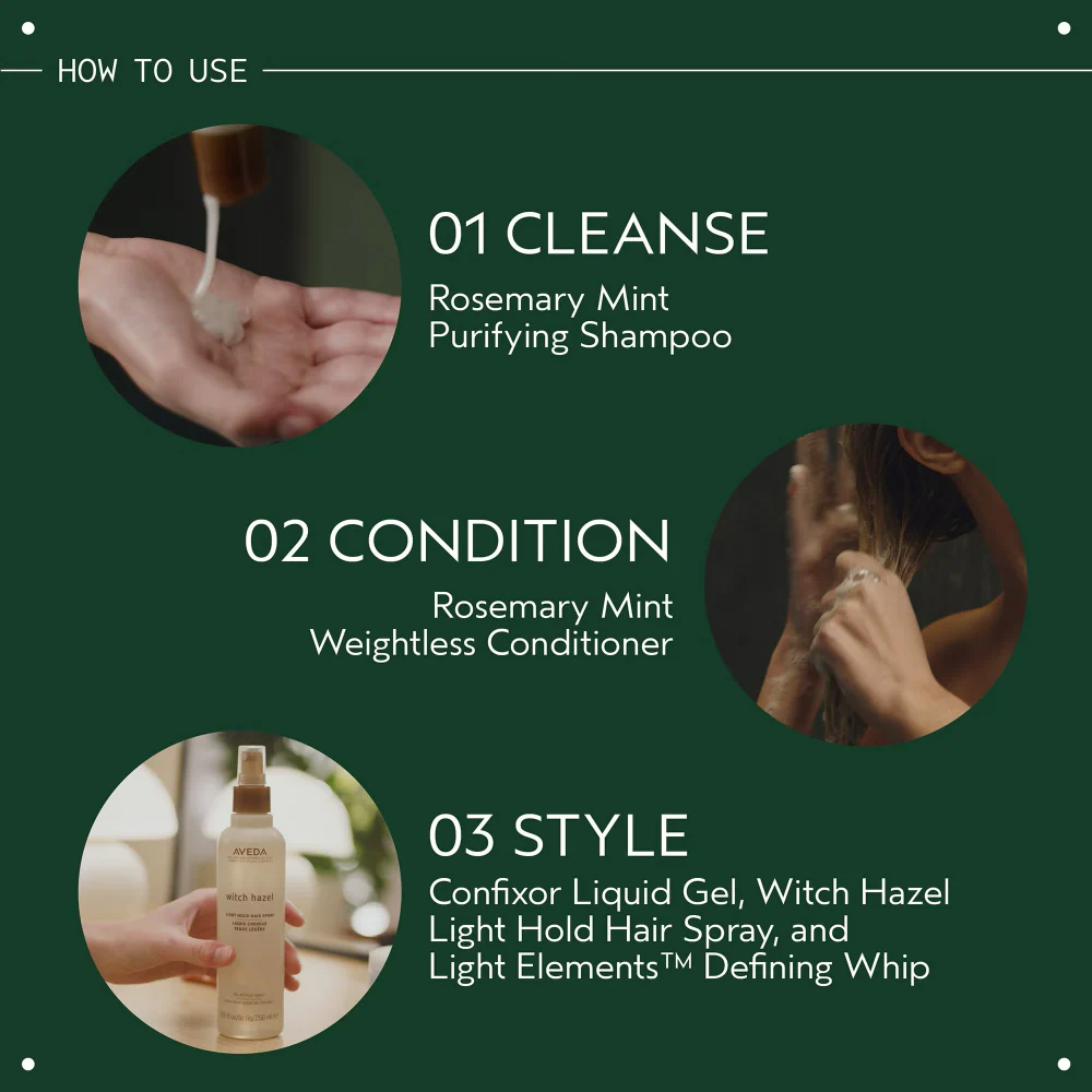 Aveda Rosemary Mint Purifying Shampoo 250ml - Image 4