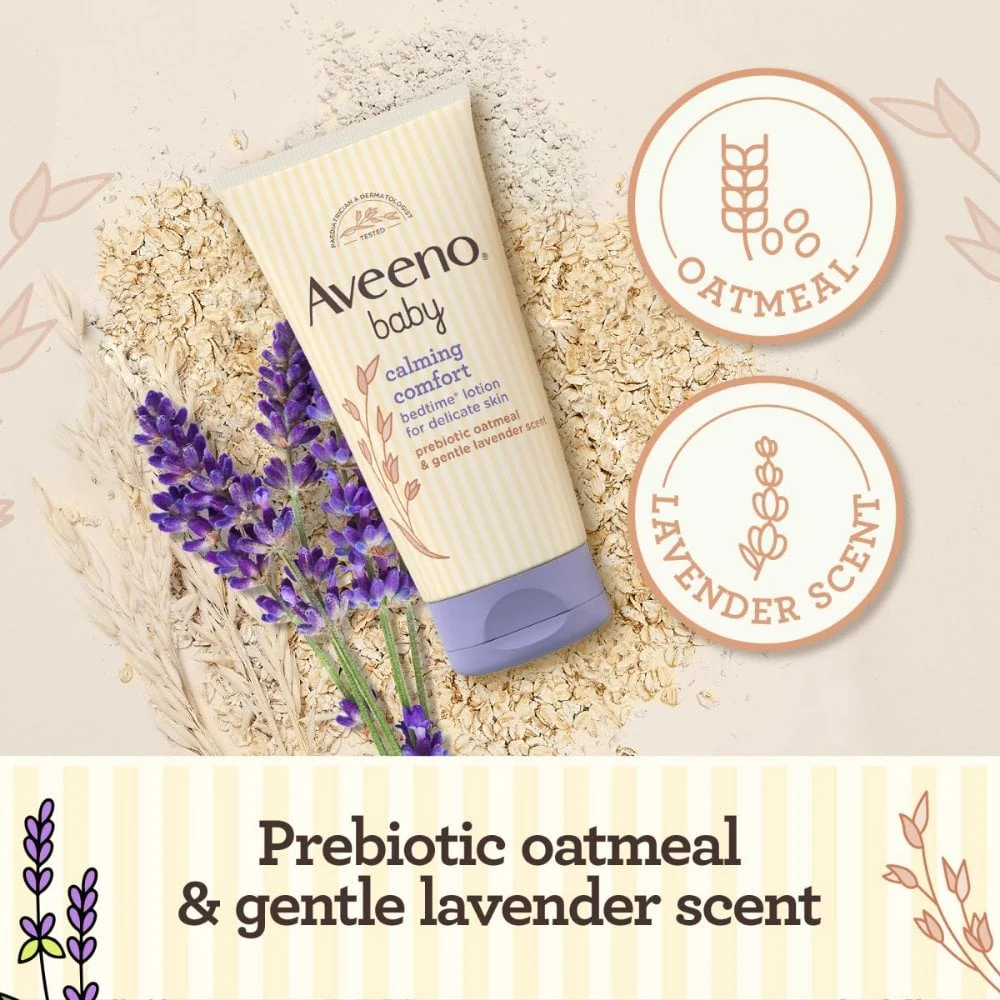 Aveeno Baby Calming Comfort Bedtime Lotion 150ml - Image 5