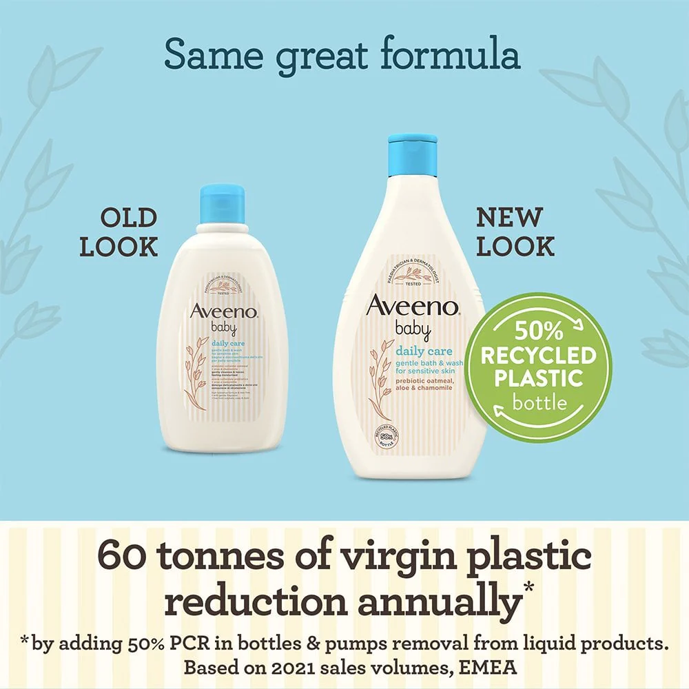 Aveeno Baby Daily Care Bath & Wash 400ml - Image 2