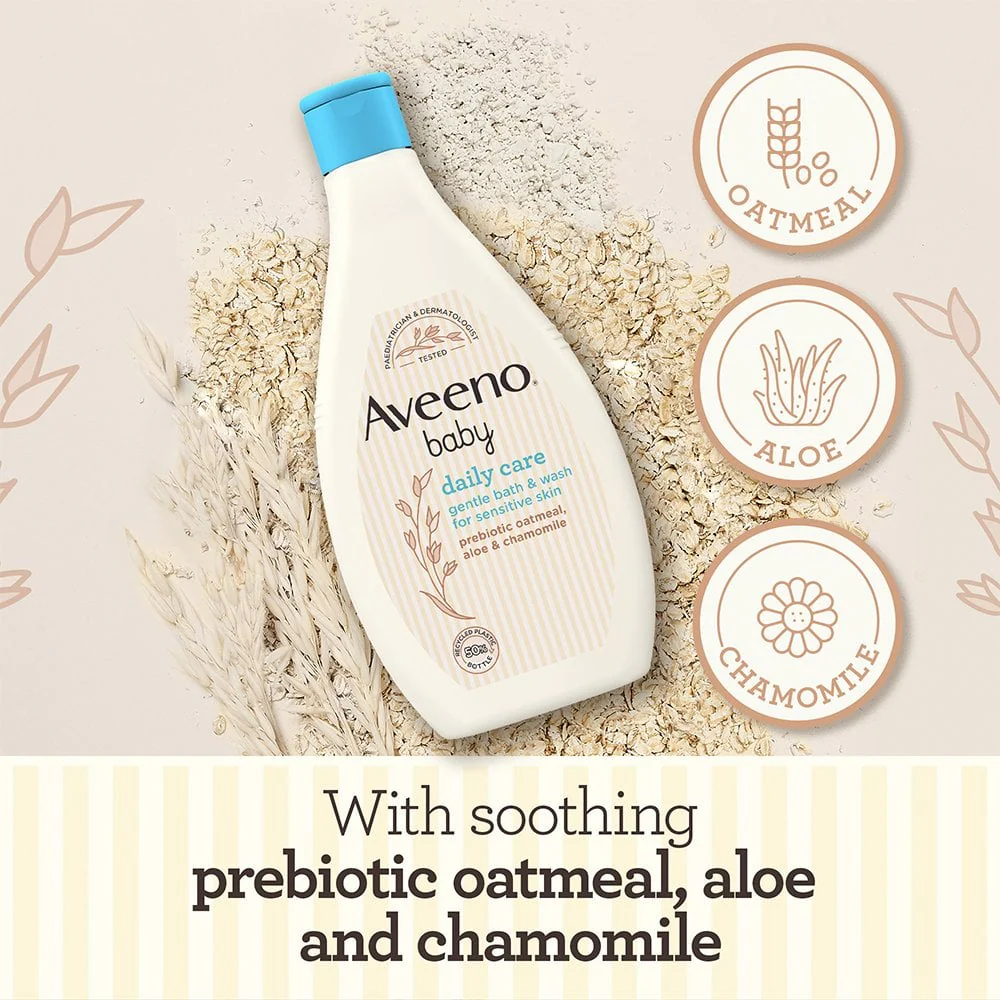 Aveeno Baby Daily Care Bath & Wash 400ml - Image 5