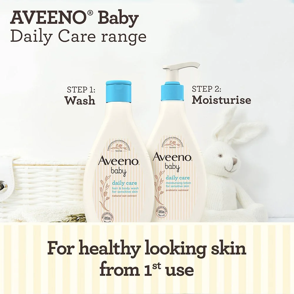 Aveeno Baby Daily Care Hair & Body Wash 250ml - Image 3