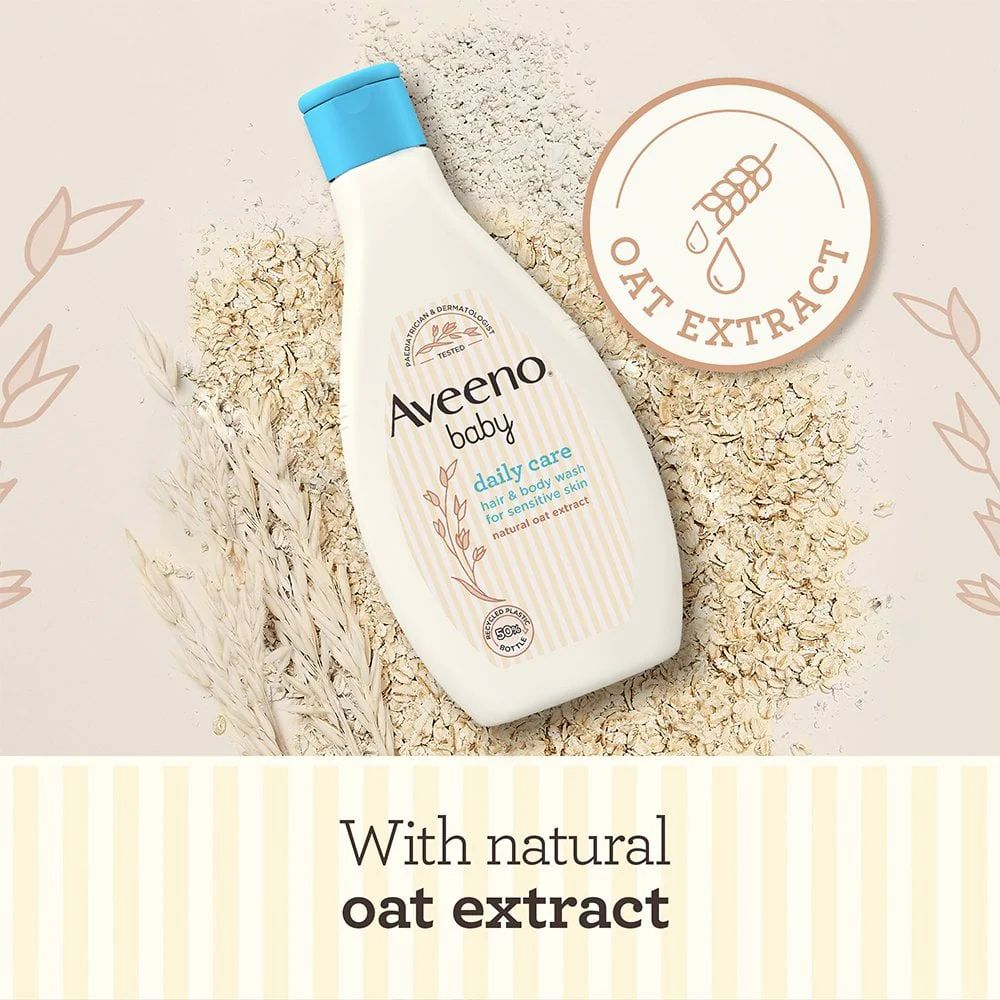 Aveeno Baby Daily Care Hair & Body Wash 250ml - Image 6