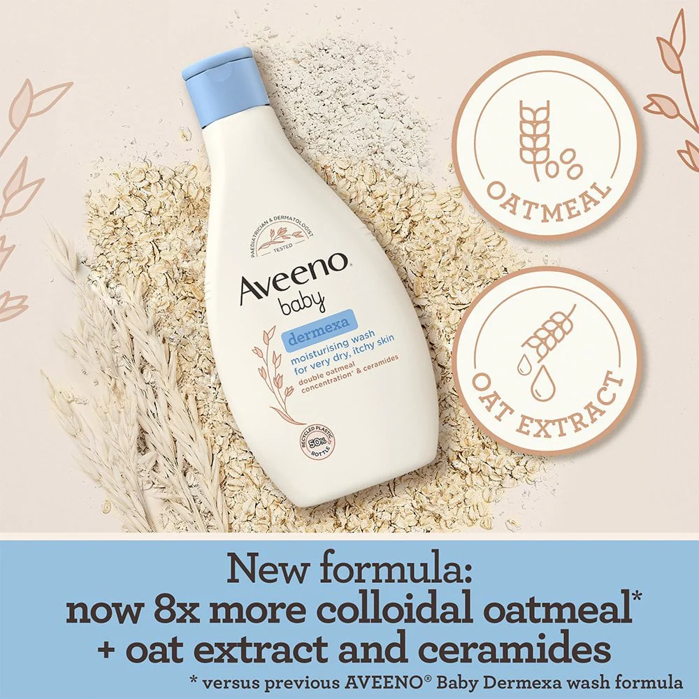 Aveeno Baby Dermexa Moisturing Wash 250ml - Image 6