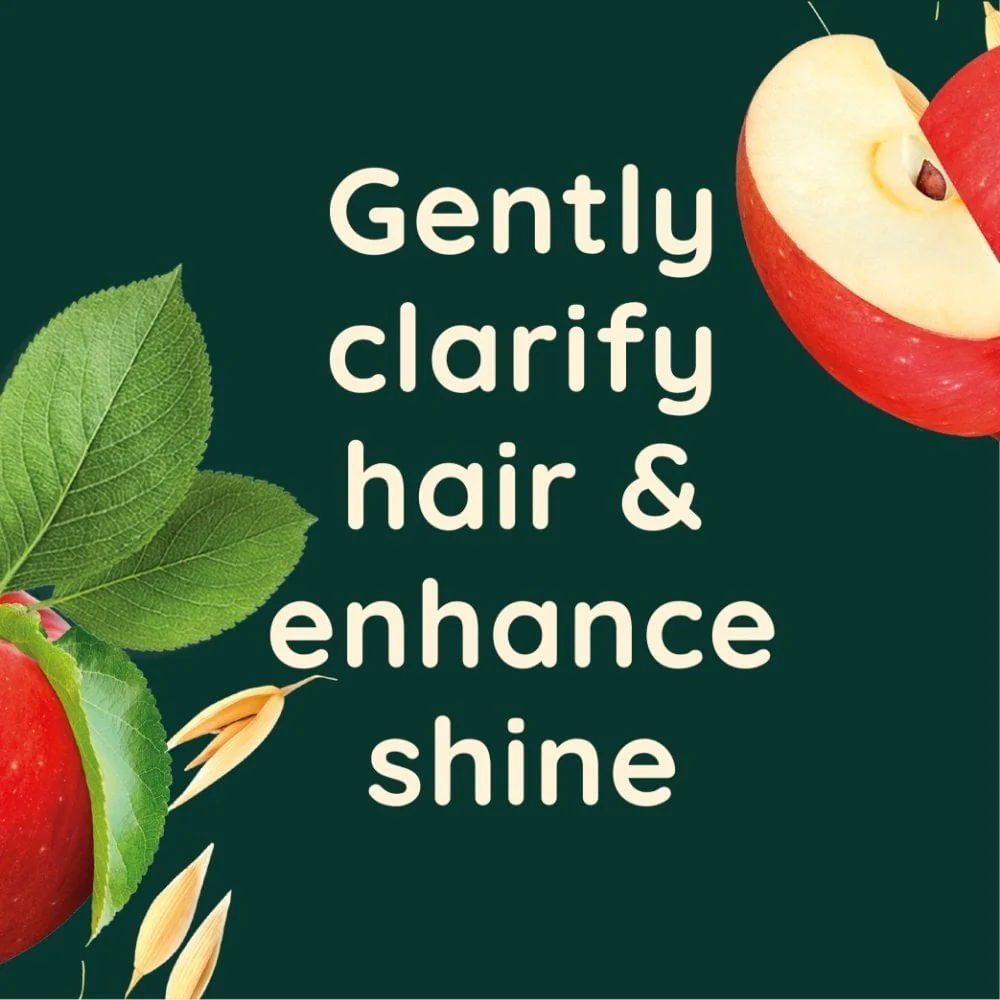 Aveeno Clarify and Shine+ Apple Cider Vinegar Blend Shampoo & Conditioner Twin 2 x 300ml - Image 2