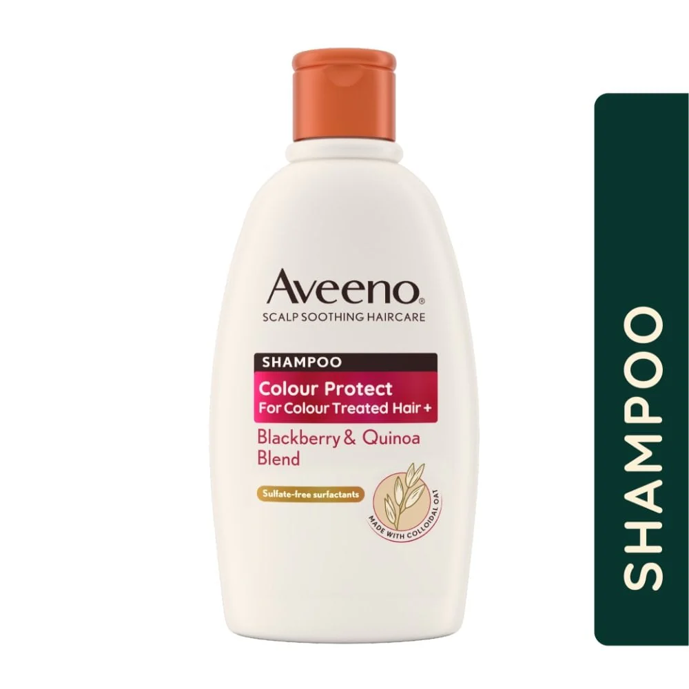 Aveeno Colour Protect+ Blackberry & Quinoa Blend Shampoo 300ml - Image 2