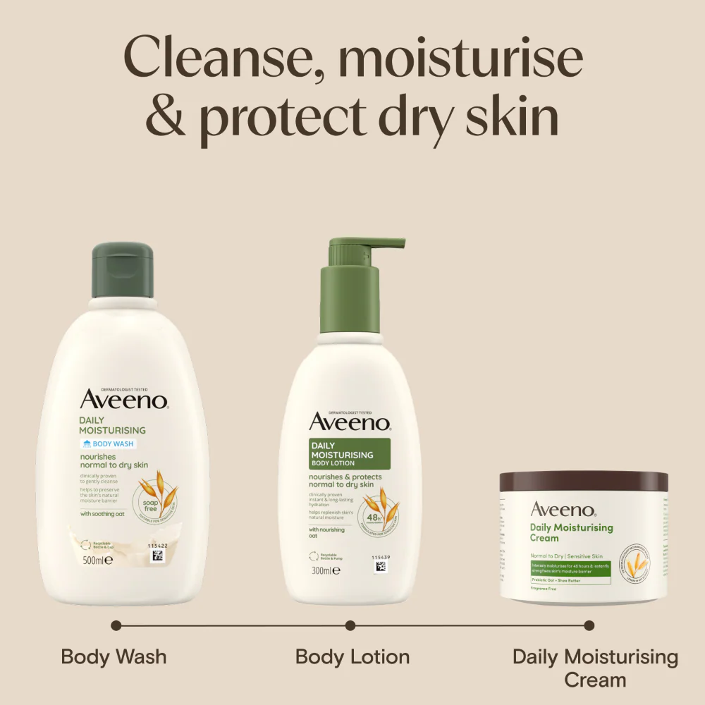 Aveeno Daily Moisturising Body Wash 300ml - Image 8