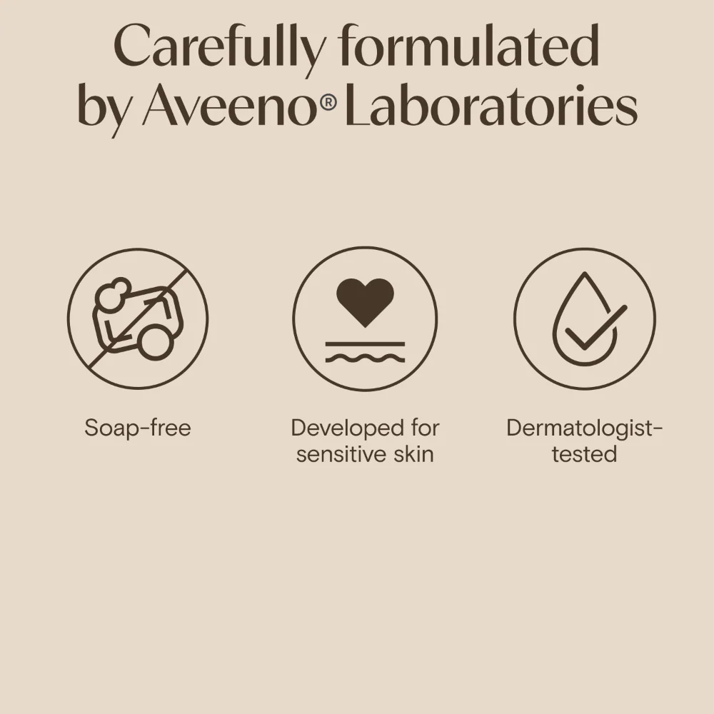 Aveeno Daily Moisturising Yogurt Body Wash Apricot & Honey 300ml - Image 7