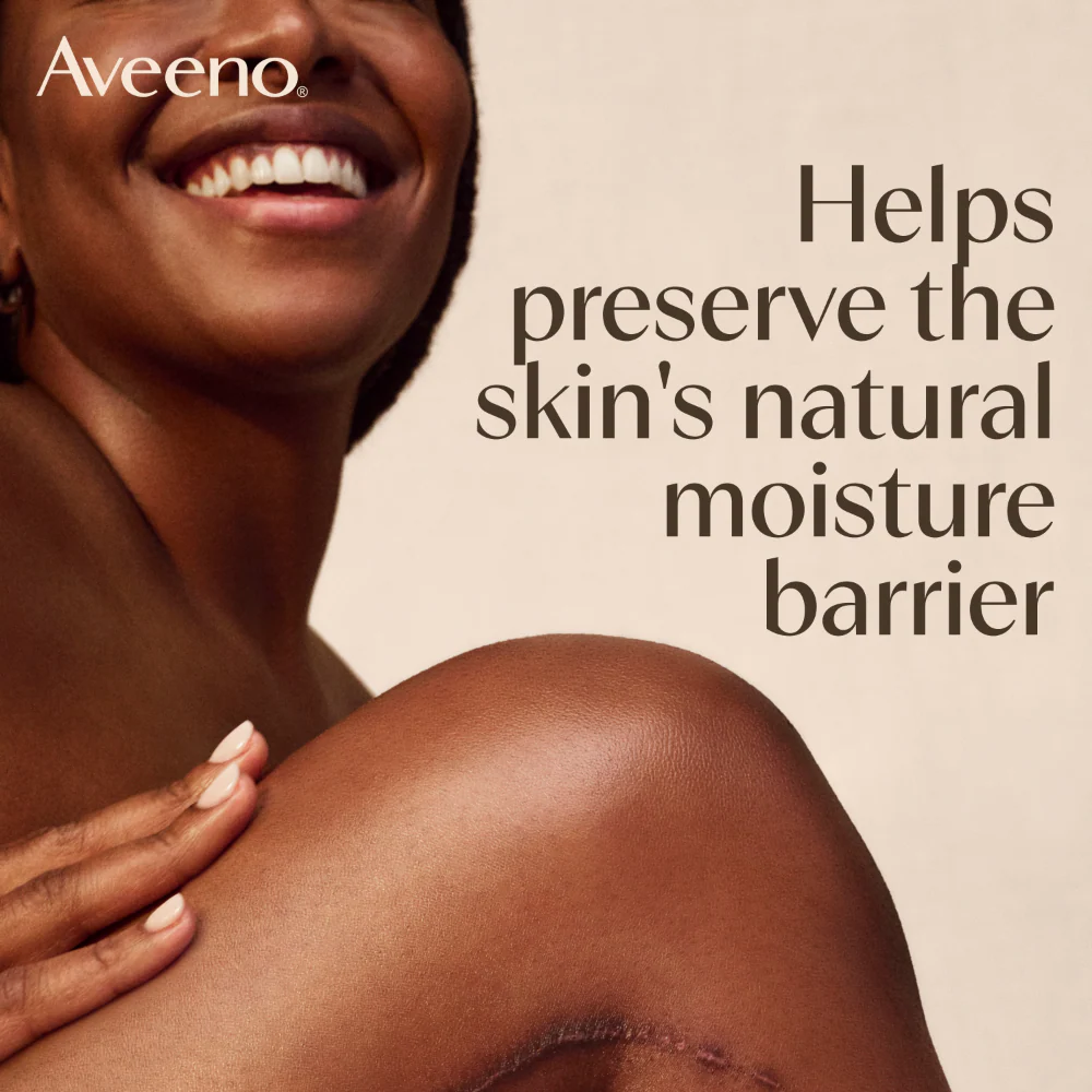 Aveeno Daily Moisturising Yogurt Body Wash Vanilla & Oat 300ml - Image 3
