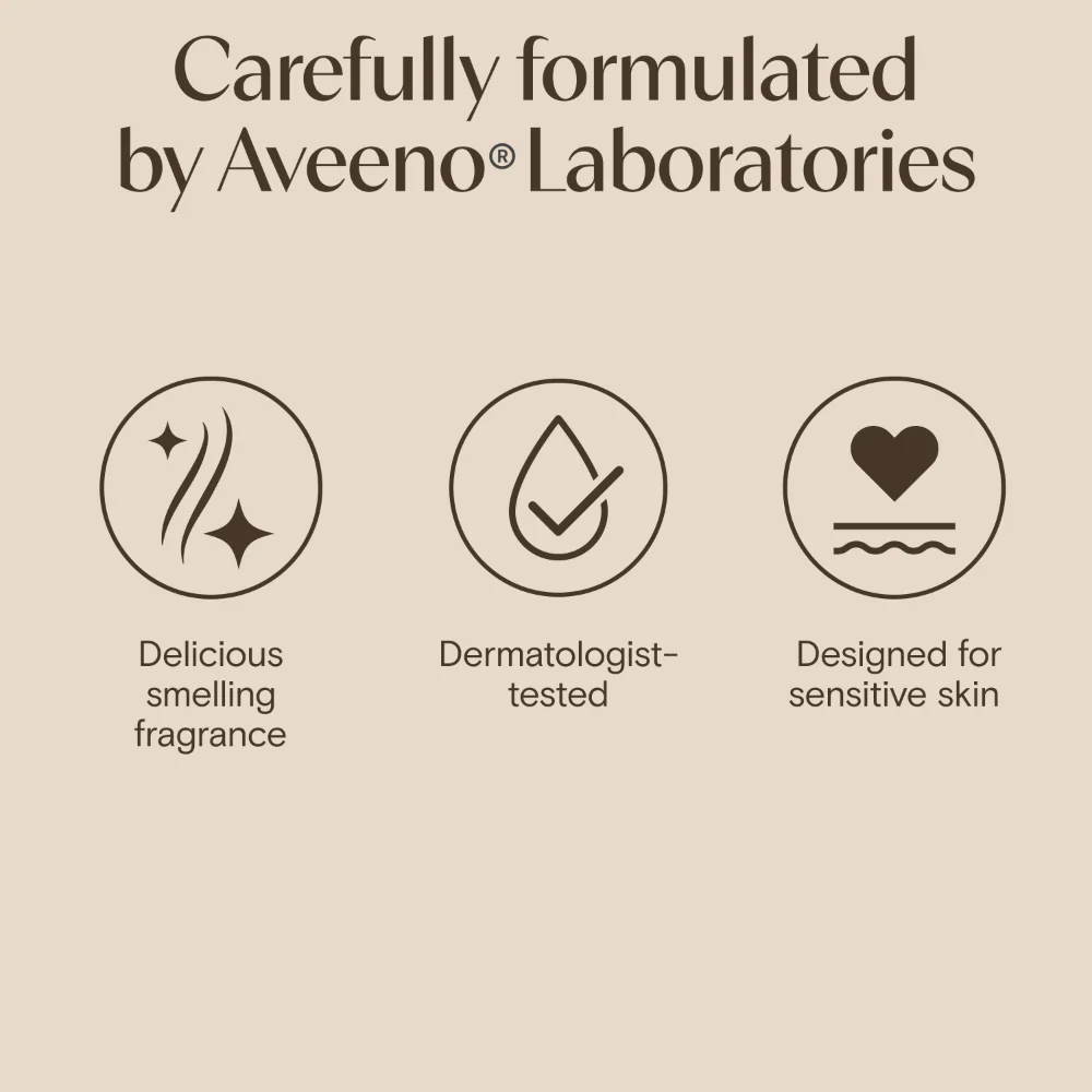 Aveeno Daily Moisturising Yogurt Vanilla & Oat Body Cream 300ml - Image 7