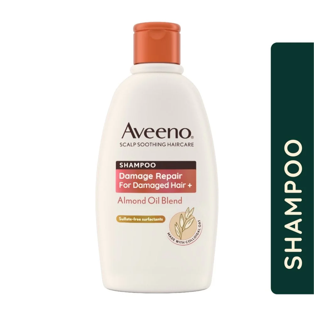 Aveeno Damage Repair+ Almond Oil Blend Shampoo 300ml - Image 2