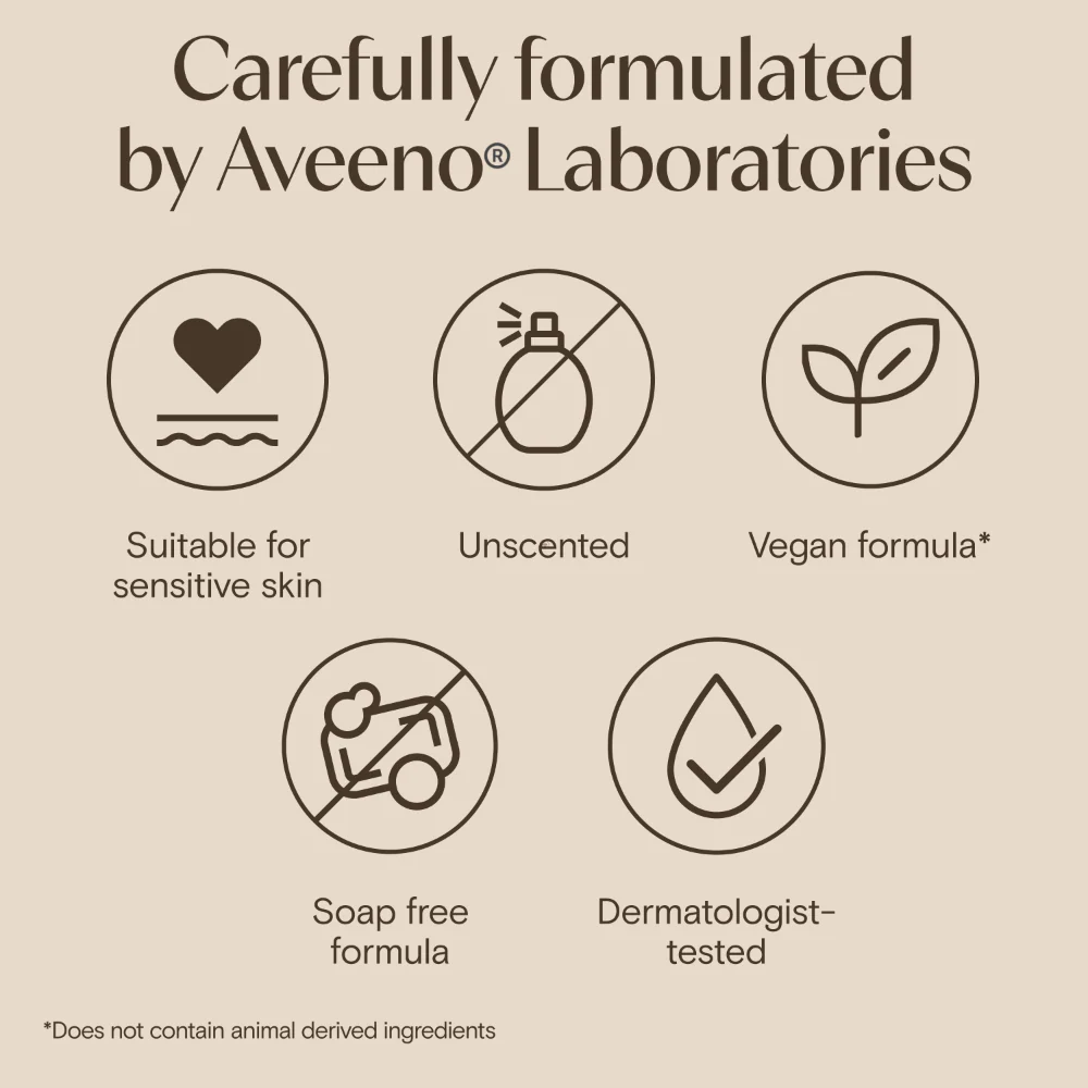 Aveeno Dermexa Emollient Body Wash 300ml - Image 7