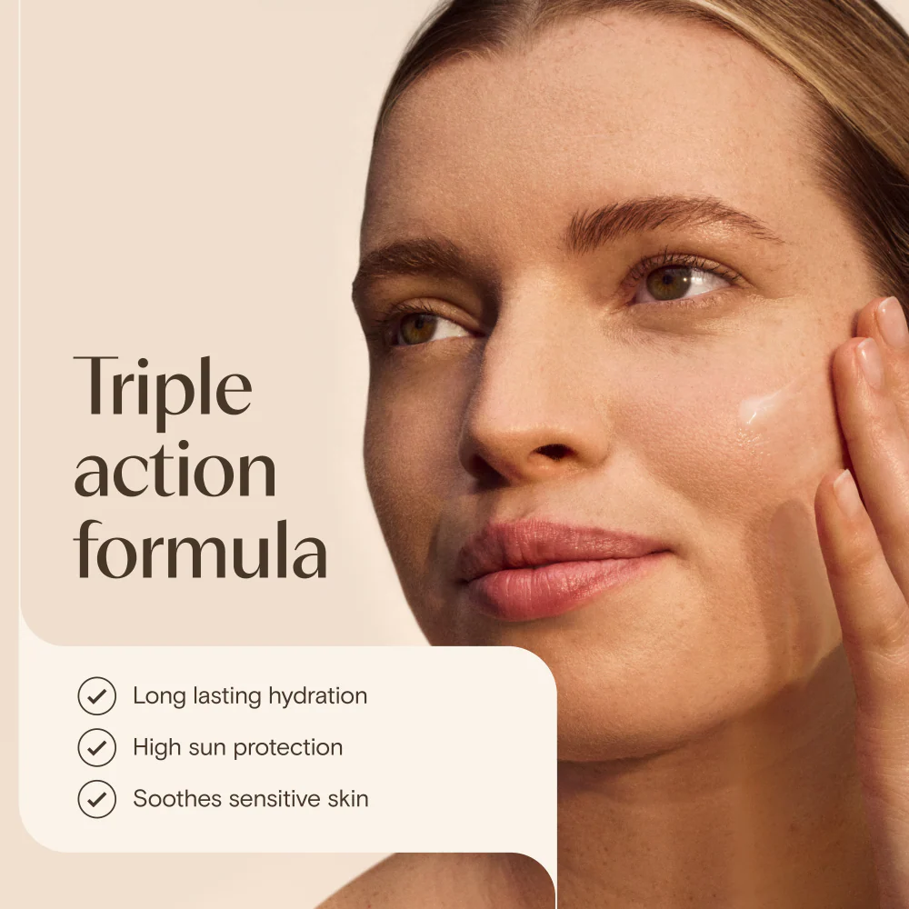 Aveeno Face Calm+ Restore Moisturising Lotion SPF50 50ml - Image 7