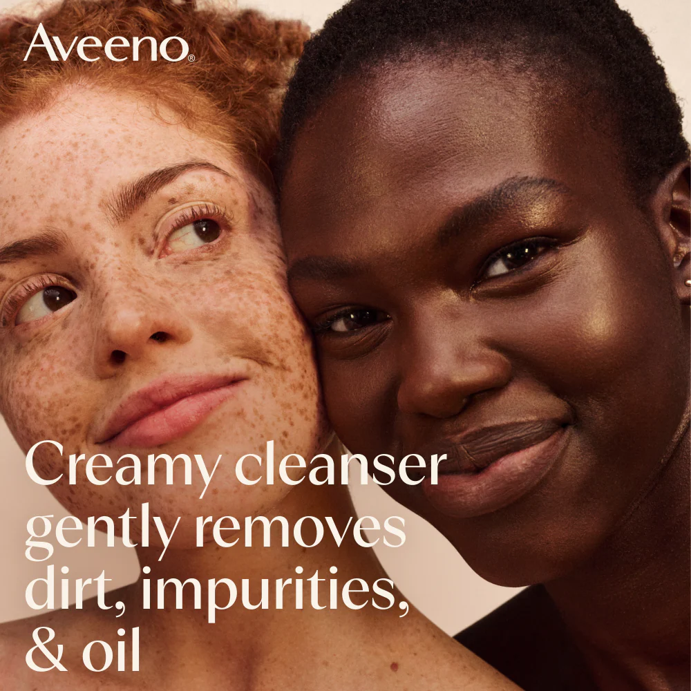 Aveeno Face Calm+ Restore Nourishing Oat Cleanser 200ml - Image 2
