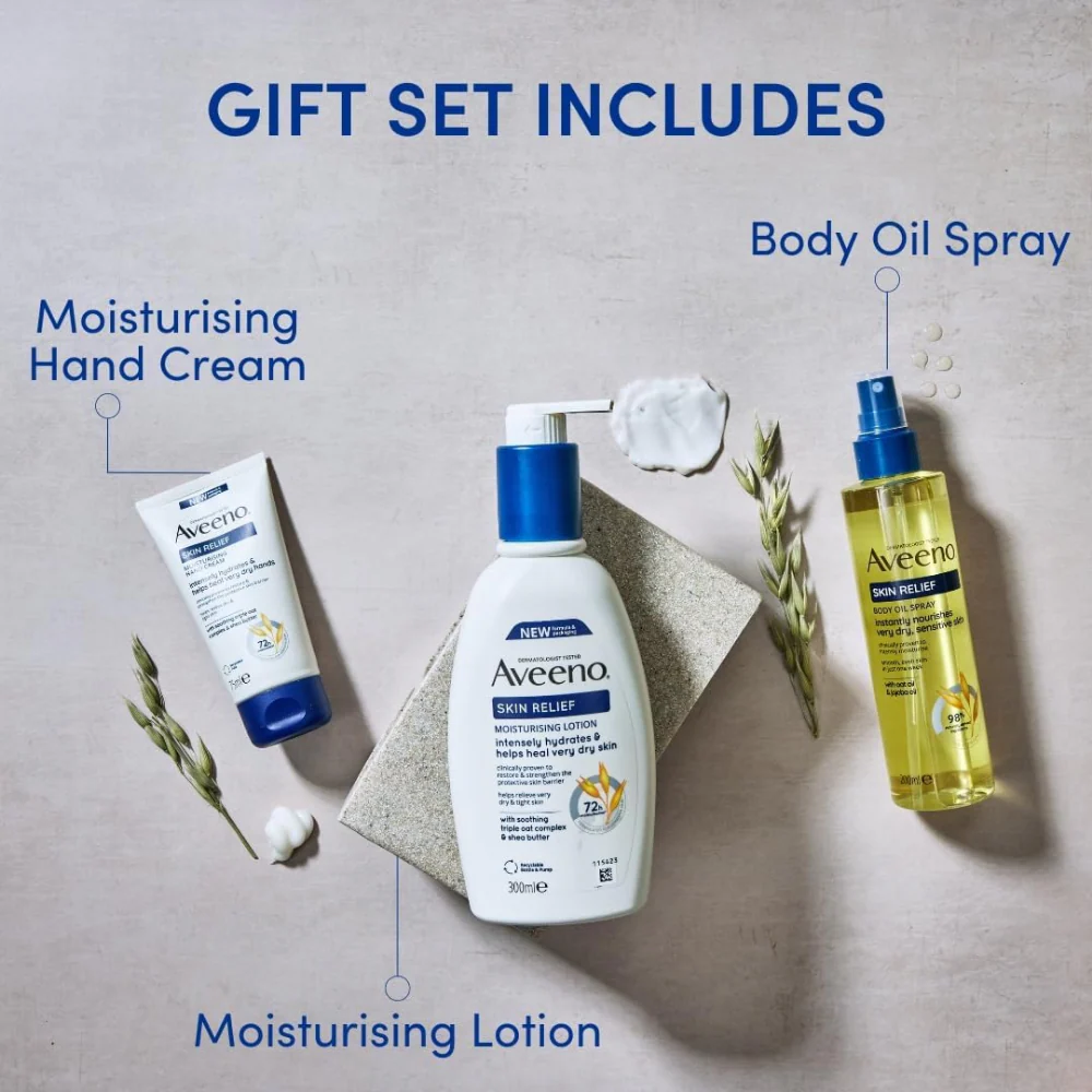 Aveeno Skin Relief Range 3 Piece Gift Set - Image 2