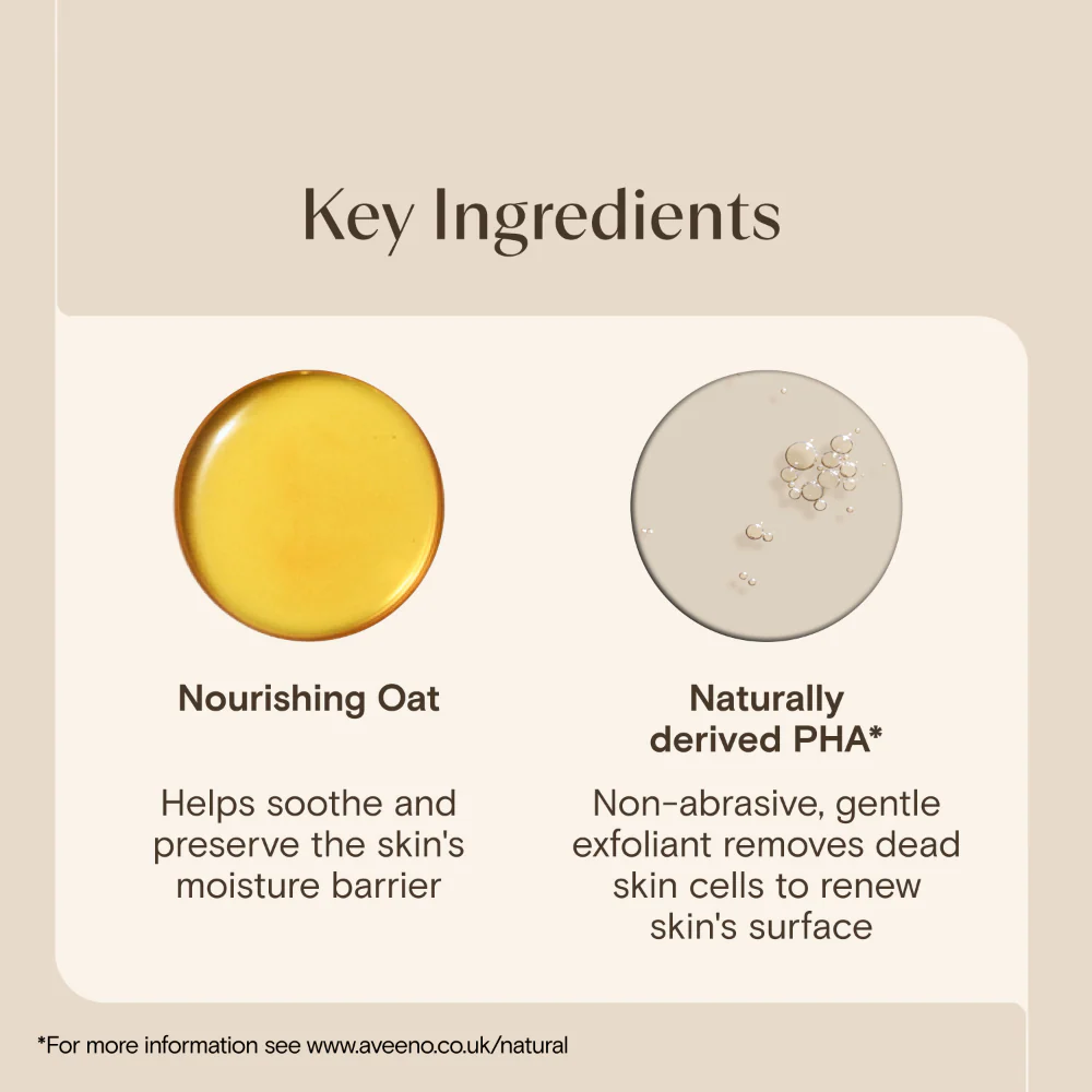Aveeno Skin Renew Exfoliating Smoothing Cream 300ml - Image 4