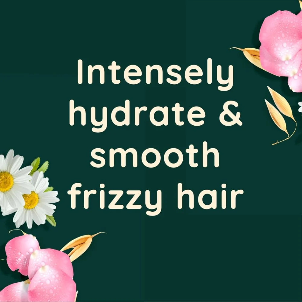 Aveeno Smoothing+ Rose Water & Chamomile Blend Shampoo 300ml - Image 3
