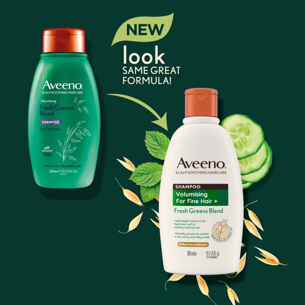 Aveeno Volumising+ Fresh Greens Blend Conditioner 300ml - Image 5
