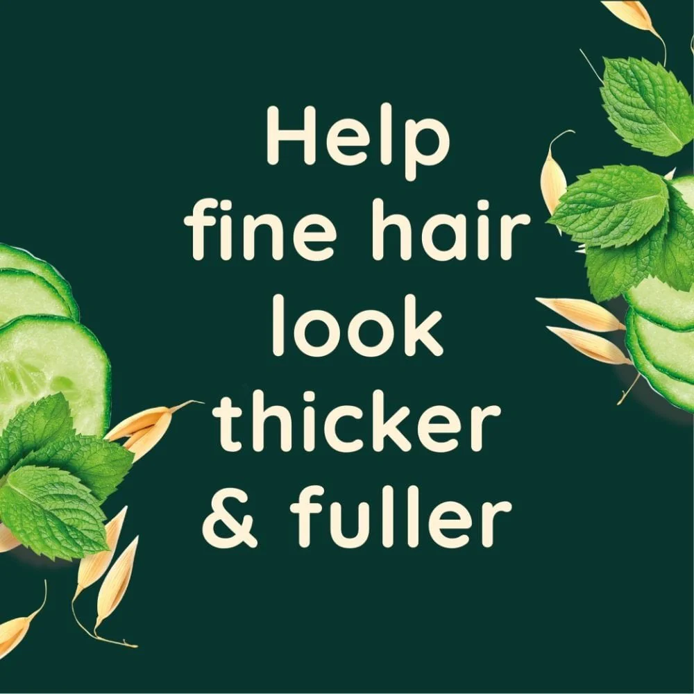 Aveeno Volumising+ Fresh Greens Blend Shampoo & Conditioner Twin 2 x 300ml - Image 2
