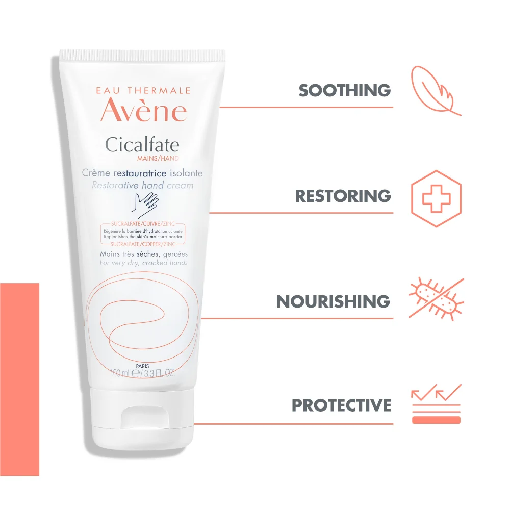 Avene Cicalfate Restorative Hand Cream 100ml - Image 3