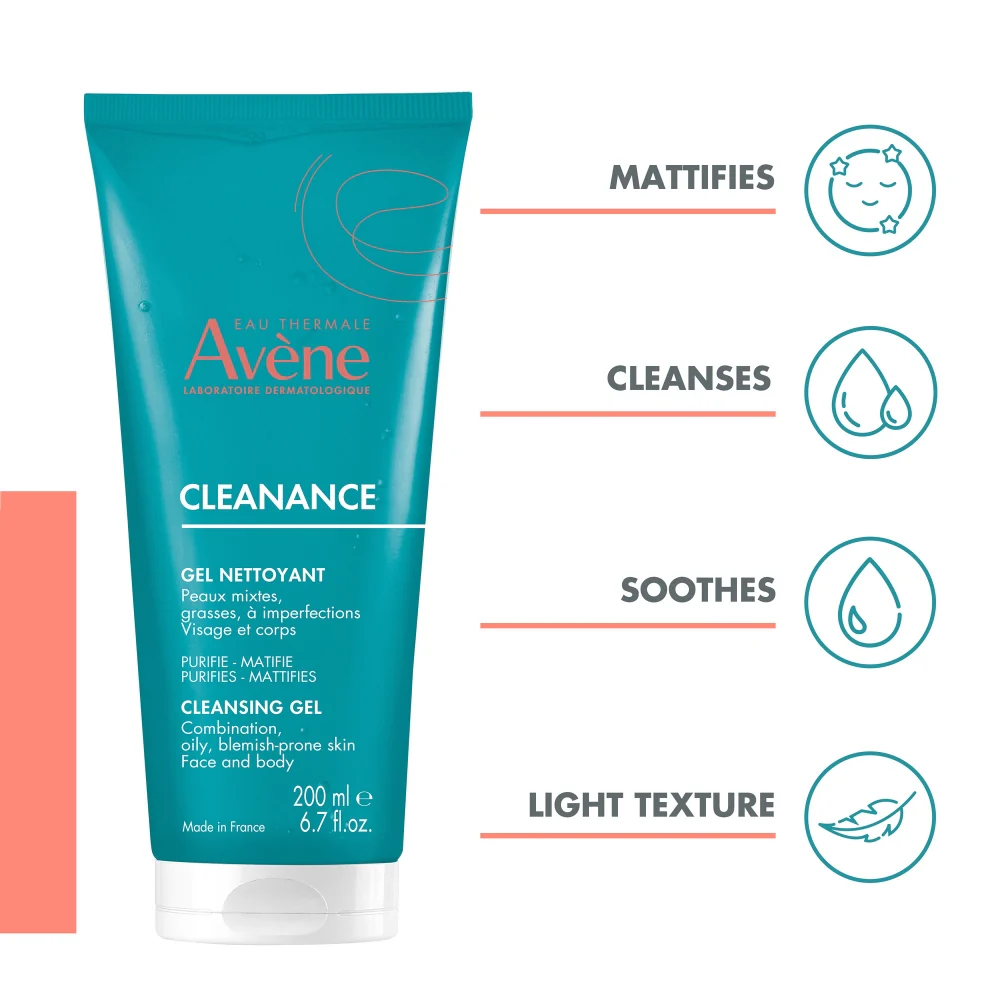 Avene Cleanance Gel Cleanser 200ml - Image 4
