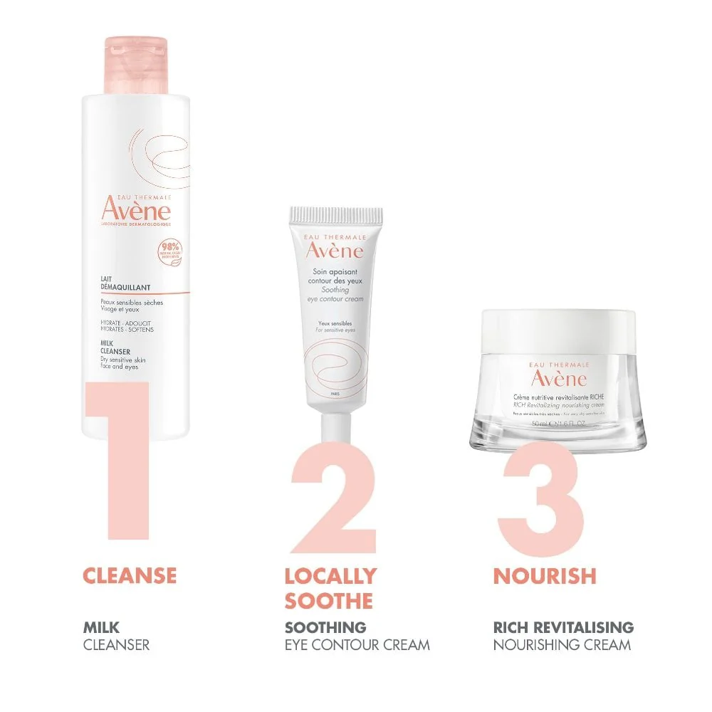 Avene Gentle Milk Face & Eye Cleanser 200ml - Image 4
