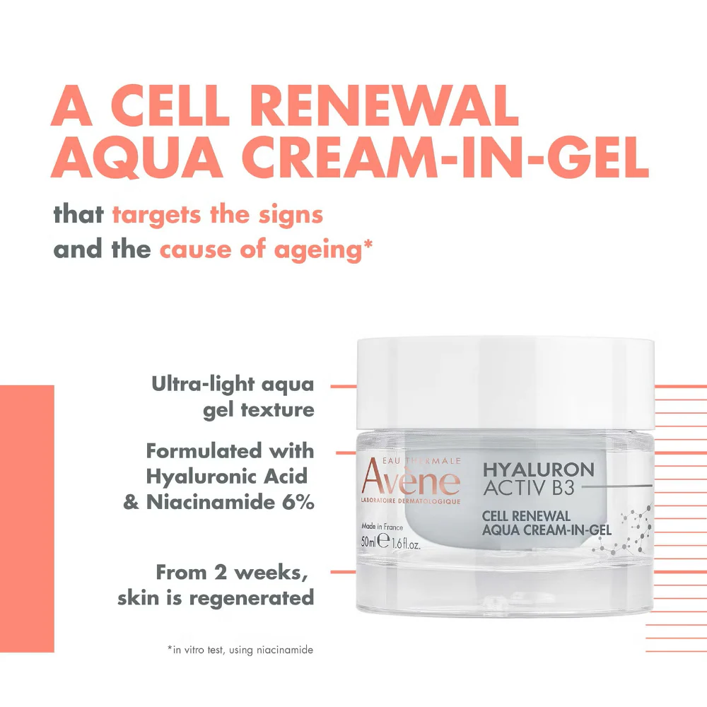 Avene Hyaluron Activ B3 Aqua Cream-In-Gel 50ml - Image 2
