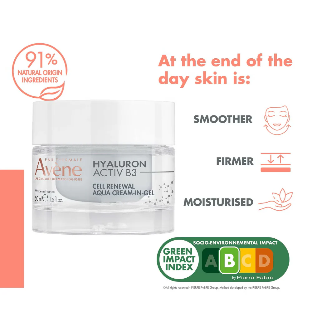 Avene Hyaluron Activ B3 Aqua Cream-In-Gel 50ml - Image 3