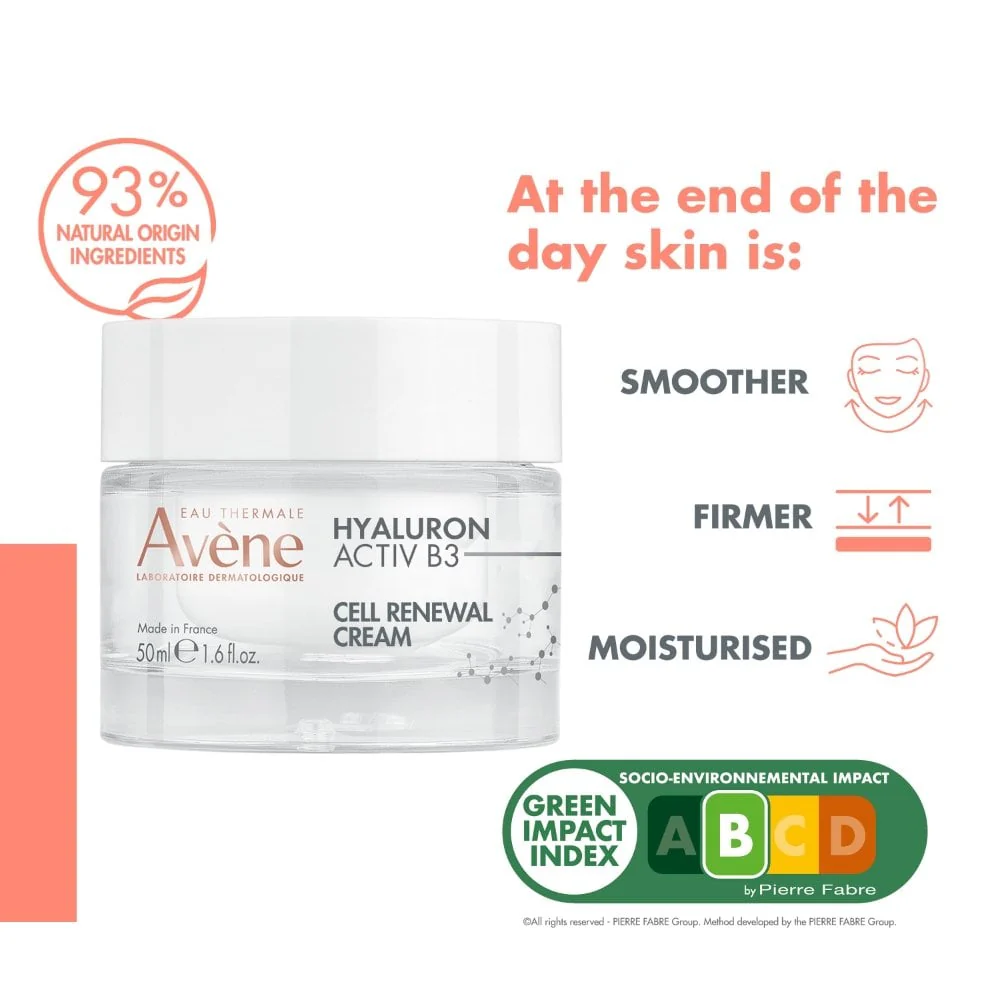 Avene Hyaluron Activ B3 Cellular Renewal Cream 50ml - Image 3