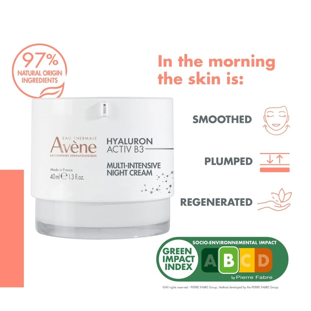 Avene Hyaluron Activ B3 Multi-Intensive Night Cream 40ml - Image 3