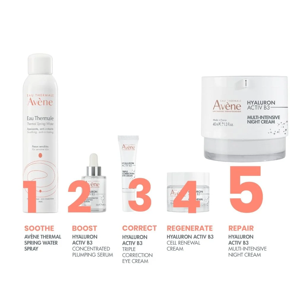 Avene Hyaluron Activ B3 Multi-Intensive Night Cream 40ml - Image 6