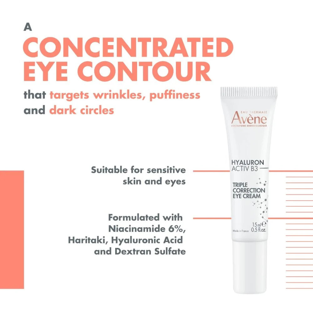 Avene Hyaluron Activ B3 Triple Correction Eye Care 15ml - Image 2