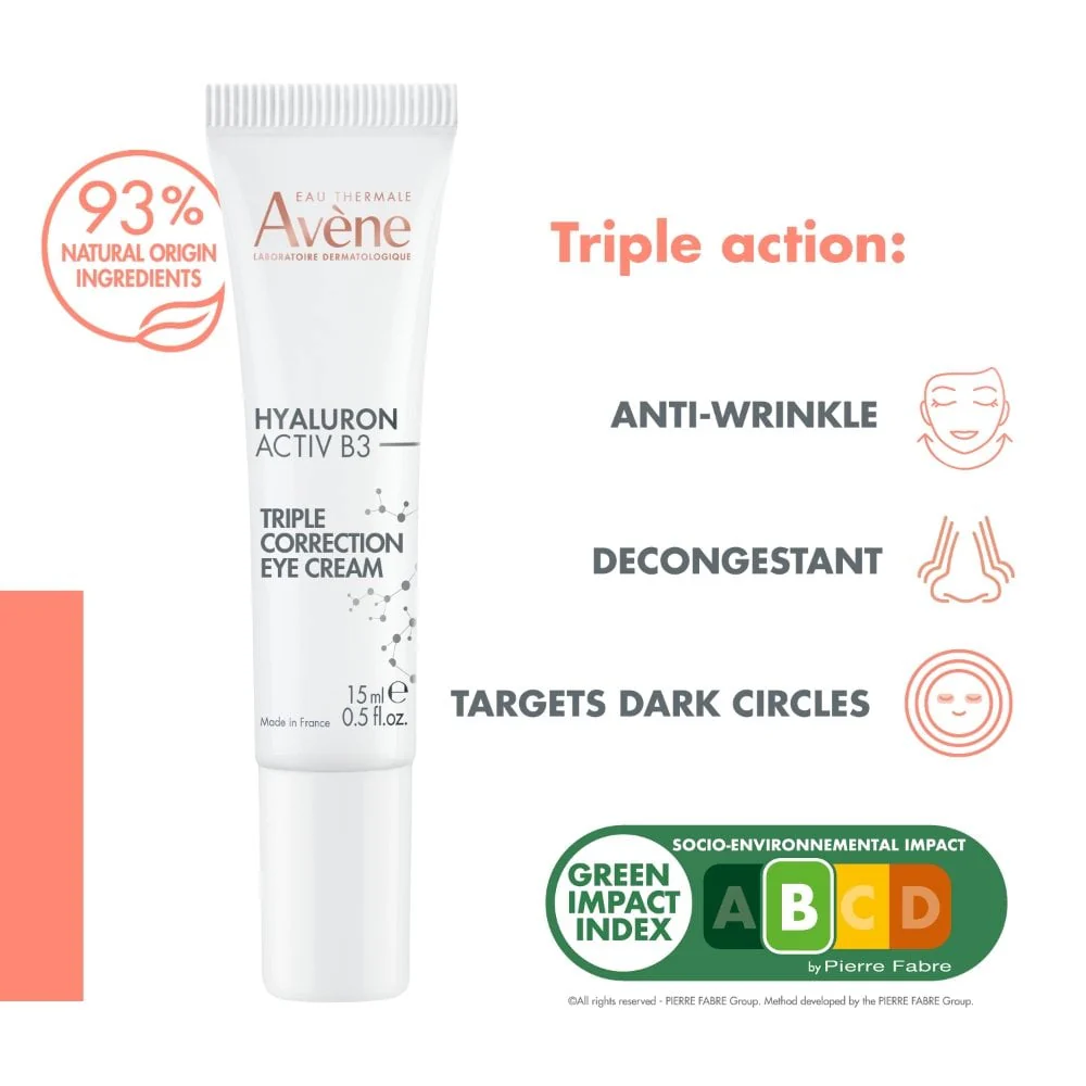 Avene Hyaluron Activ B3 Triple Correction Eye Care 15ml - Image 3