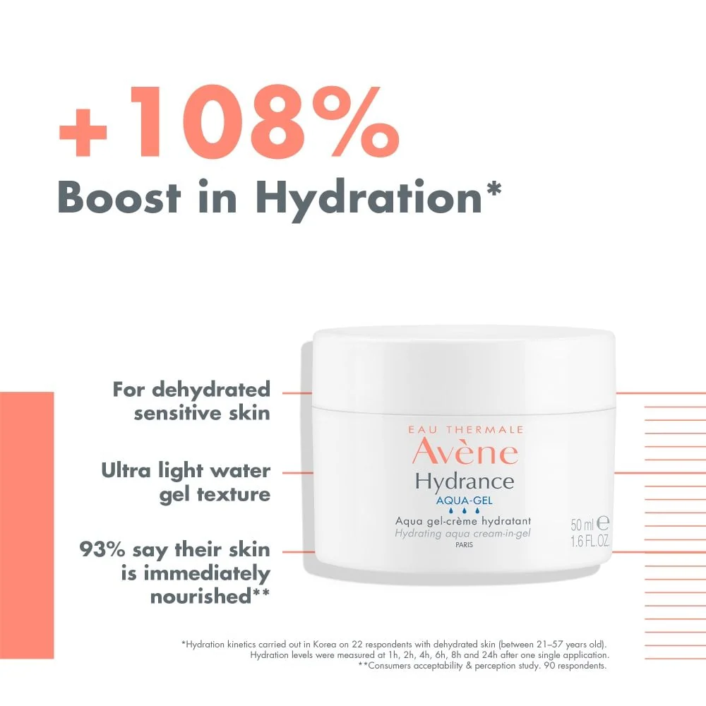 Avene Hydrance Aqua-Gel Moisturiser 50ml - Image 2