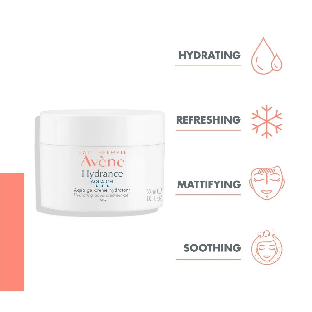 Avene Hydrance Aqua-Gel Moisturiser 50ml - Image 3