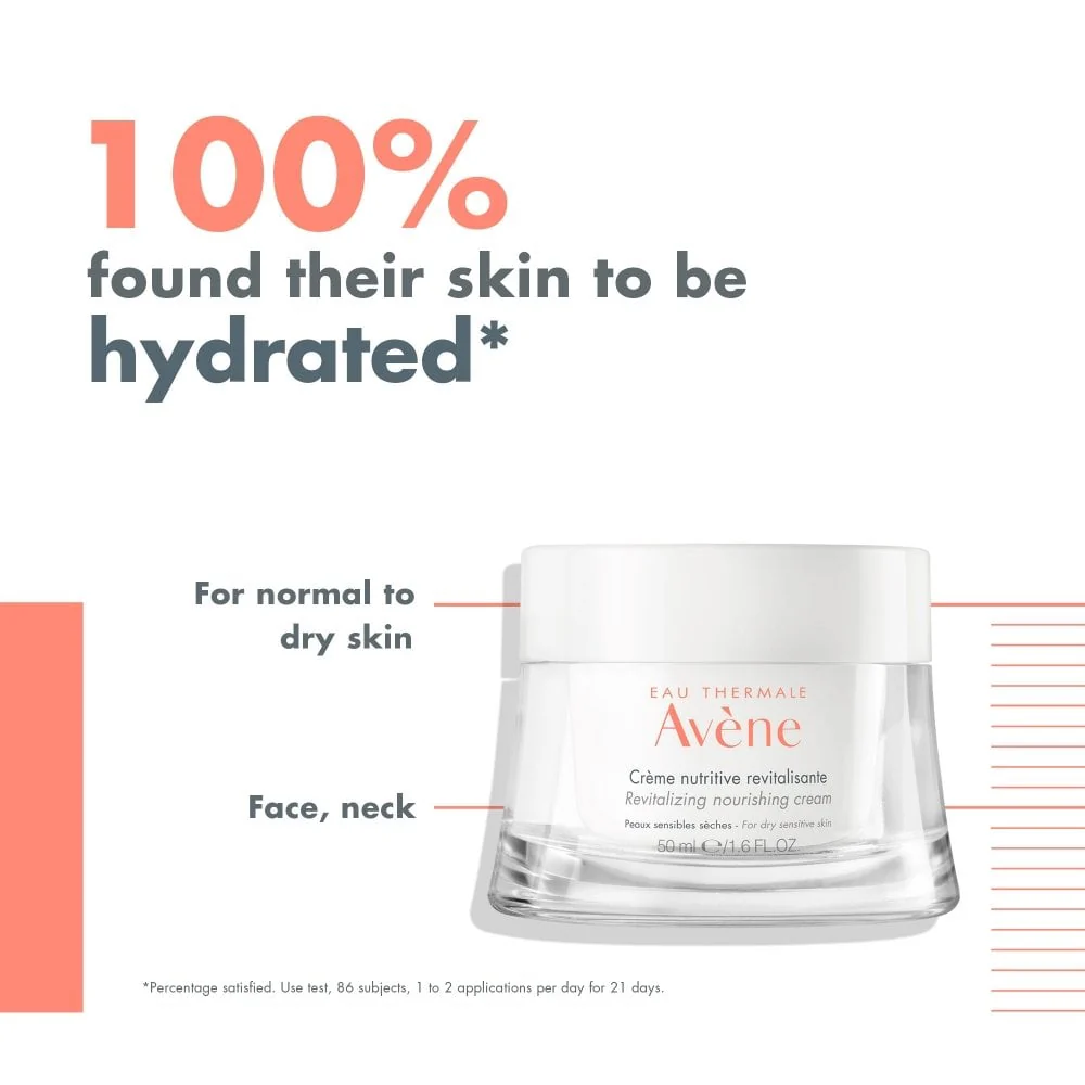 Avene Les Essentiels Revitalising Nourishing Cream Moisturiser 50ml - Image 2